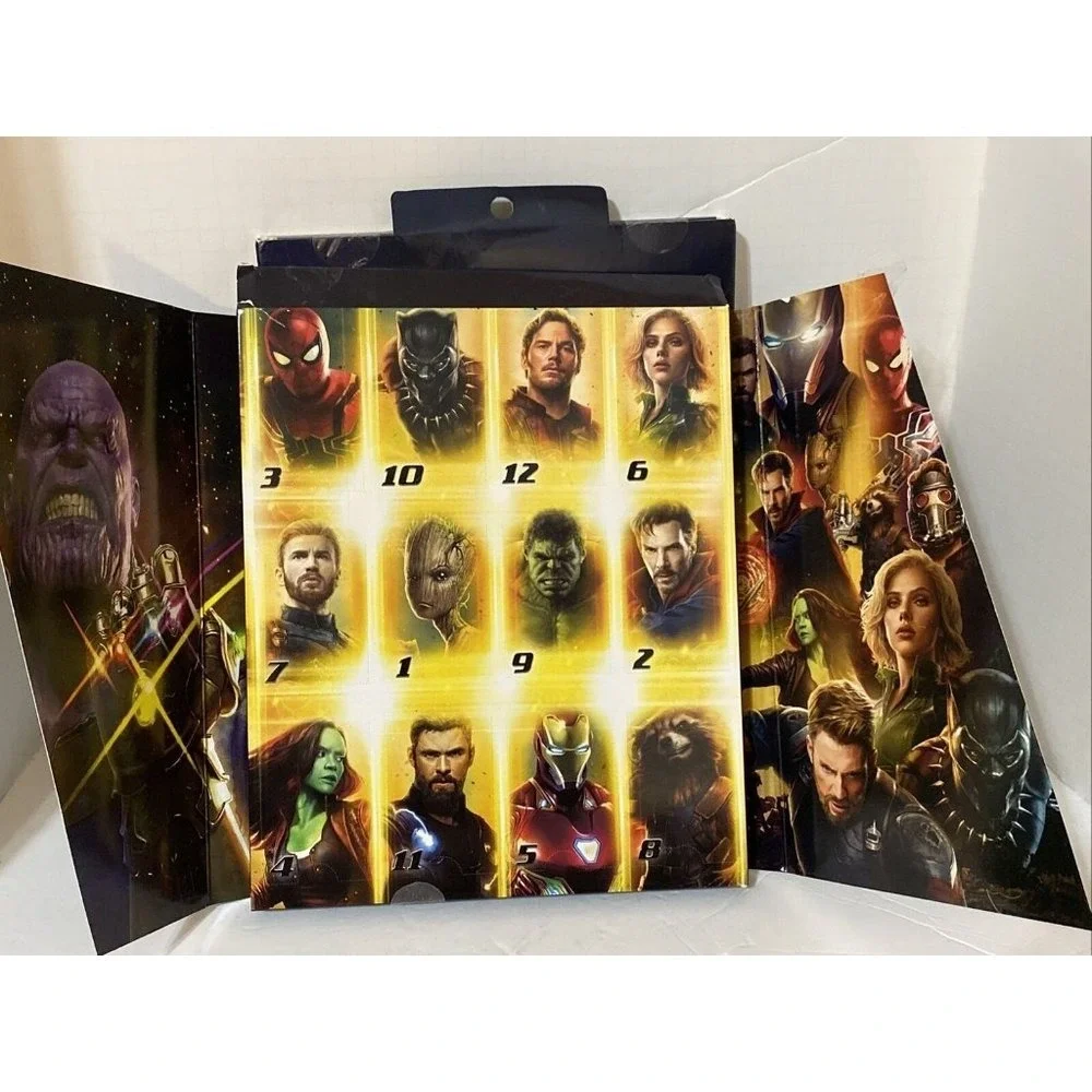 Marvel Avengers Infinity War 12 Days of Socks Boys Size Small Advent Calendar